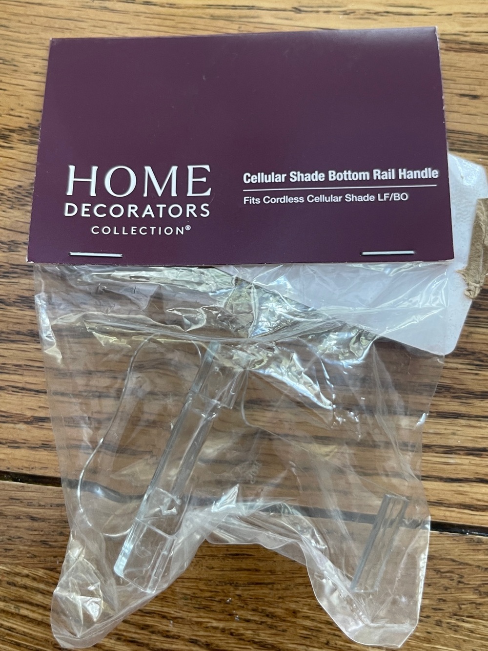 Home Decorators Collection Cellular Shade Bottom Rail Handles Clear Lot of 14 - Picture 5 of 6